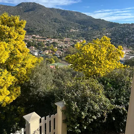 Daire Ou Souleou 3 Etoiles Dans Beton Jardin Vue Et Colline Bormes-les-Mimosas
